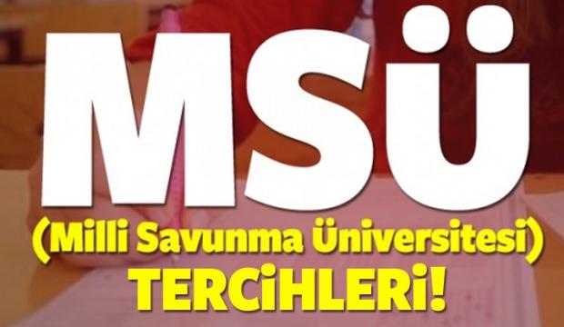 MSÜ tercihleri başladı mı? Milli Savunma Üniversitesi tercih işlemleri...