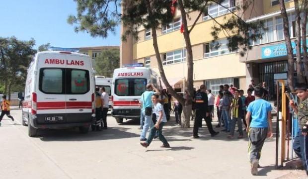 Baklava 12 öğrenciyi hastanelik etti