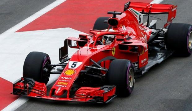 Bakü'de pole pozisyonu Vettel'in