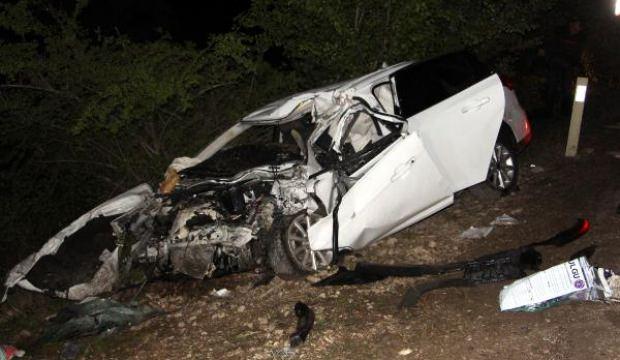 TIR’la çarpışan otomobildeki anne ve oğlu öldü