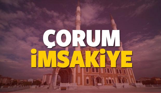 Çorum imsakiye sahur ve iftar vakti! Sabah ve Akşam ezanı saati... 2018