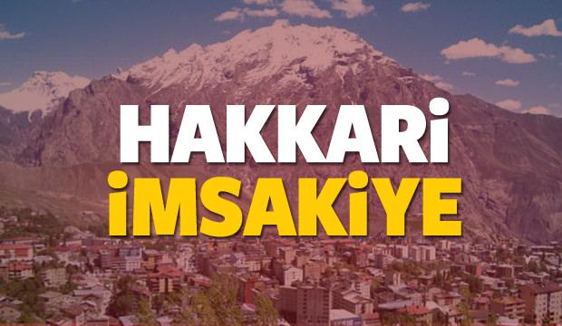 2018 Hakkari imsakiye sahur ve iftar vakti! Sabah ve Akşam ezanı saati...