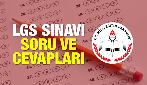 2018 Liseye Geçiş Sınavı (LGS) soru ve cevapları! MEB kitapçıkları...