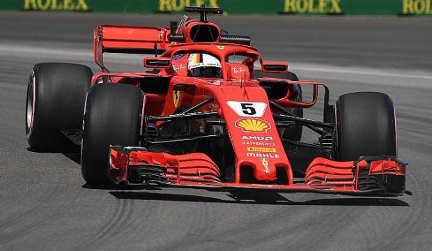 Kanada'da zafer Vettel'in