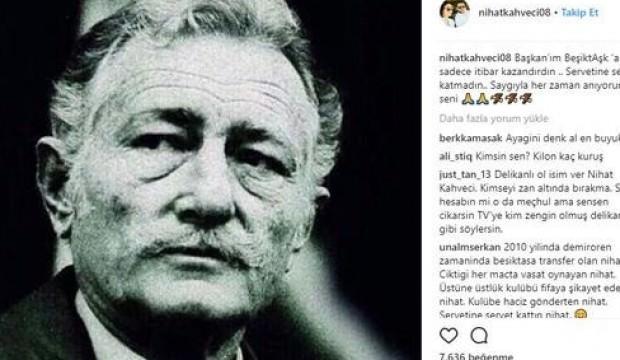 Nihat Kahveci'den Fikret Orman'a gönderme!