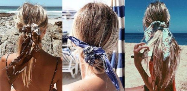 2018 plaj saç modası