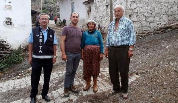 Sokakta buldu, hemen zabıtaya götürdü