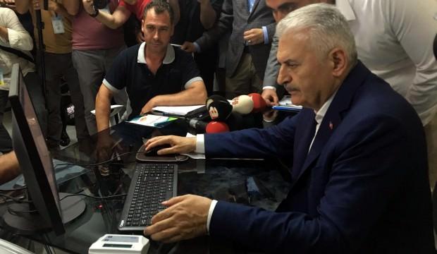 Bilgisayar başına geçti! Kaydını böyle yaptı