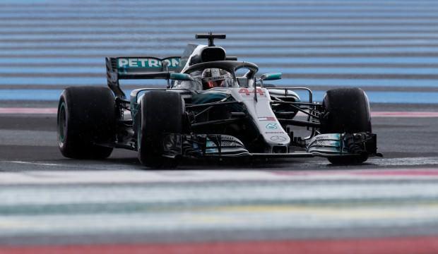 Fransa'da pole pozisyonu Hamilton'un!