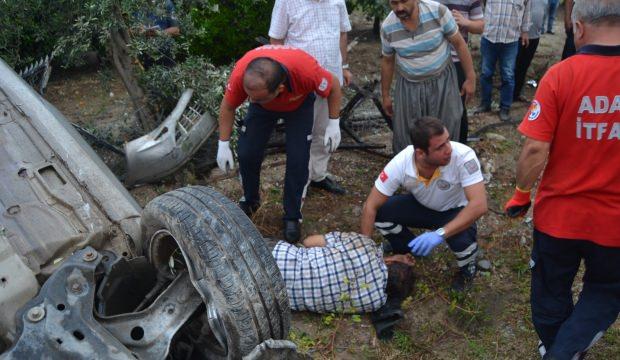 Kozan'da feci kaza: 1 yaralı
