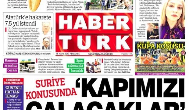 Habertürk gazetesi cuma günü kapanıyor
