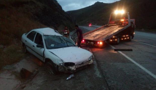 Erzincan'da kaza: 1 ölü, 1 yaralı