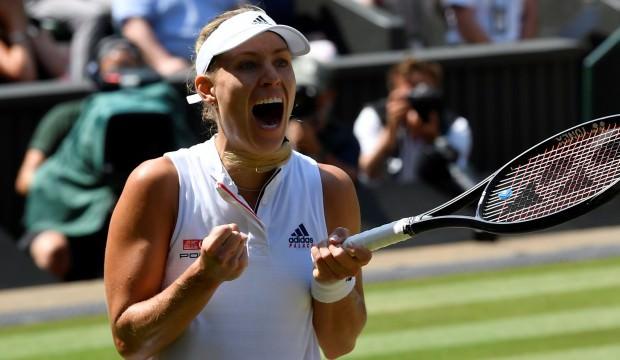 Wimbledon'da ilk finslist Kerber oldu!