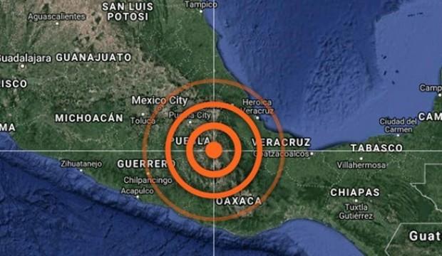 Meksika'da deprem şiddetli deprem!