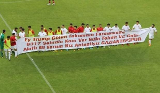 ABD'ye bir tepki de futbolculardan!