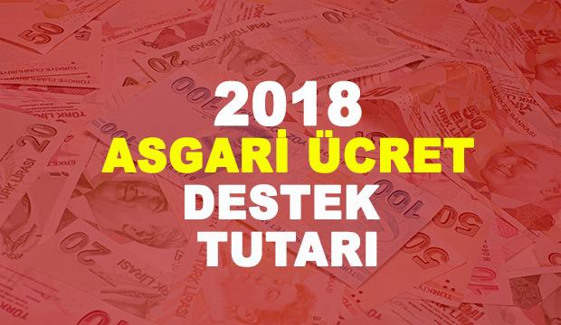 Asgari ücrete destek tutarı kaç TL? 2018 Eylül AGİ dahil asgari ücret ne kadar?