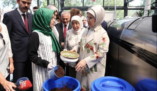Emine Erdoğan 'Sıfır Atık' çalışmalarını inceledi