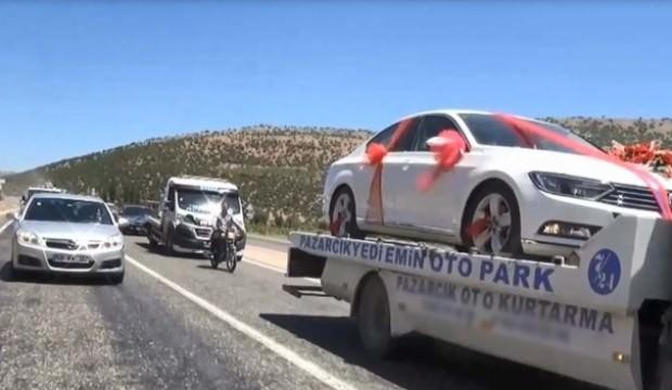Gelin ve damadı o halde görenler şaşkına döndü