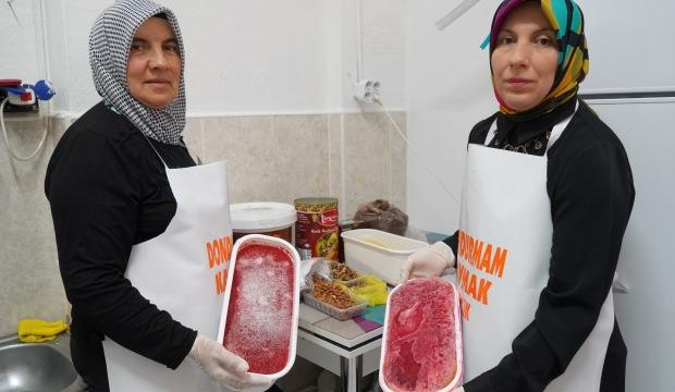 KOSGEB desteğiyle dondurmacı oldu KOSGEB desteğiyle dondurmacı oldu