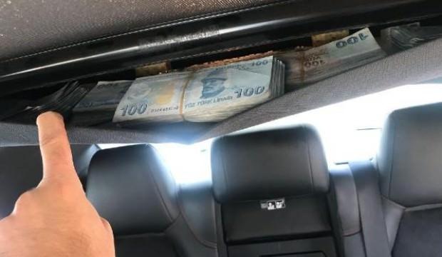 Otomobilin her yerinden para fışkırdı