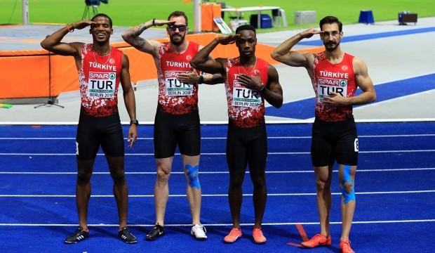 4x100 bayrak yarışında tarihi başarı!