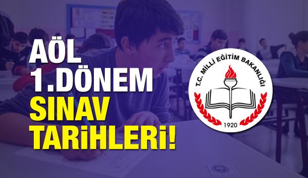 MEB AÖL sınav takvimi! 2018 Açık Lise 1.dönem sınavları saat kaçta?