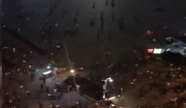 Çin’de facia! Araç yayaların arasına daldı