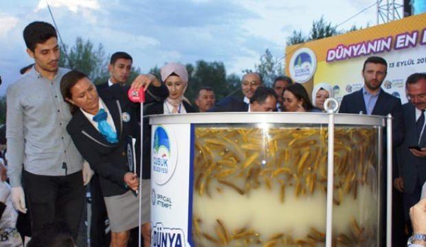 Türkiye'de yapıldı! Rekorlar kitabına girdi