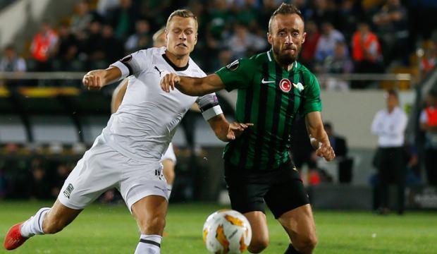 Akhisarspor Avrupa'daki ilk maçında üzdü
