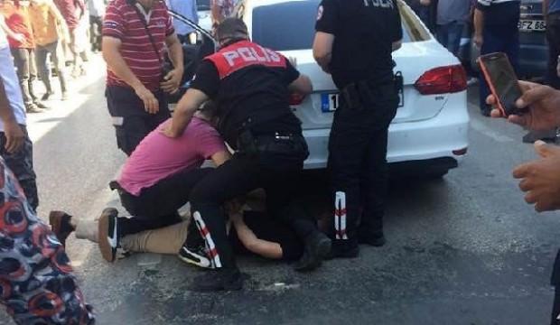Çarptığı kadını dövüp kaçan sürücü böyle yakalandı