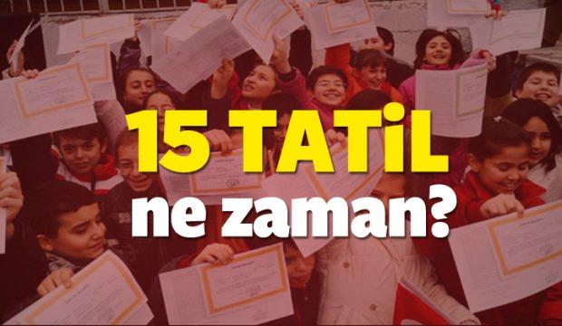 15 tatil Sömestr ne zaman başlıyor? MEB takvimi açıkladı 2018 - 2019
