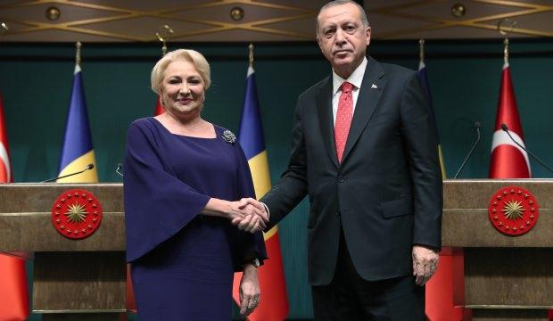Erdoğan ile Dancila basın toplantısı düzenledi