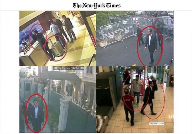 The New York Times, Maher Abdulaziz Mutreb'in konsolosluğa giriş-çıkışı, otelden valiziyle ayrılışı ve Atatürk havalimanındaki görüntülerini yayınlamıştı.