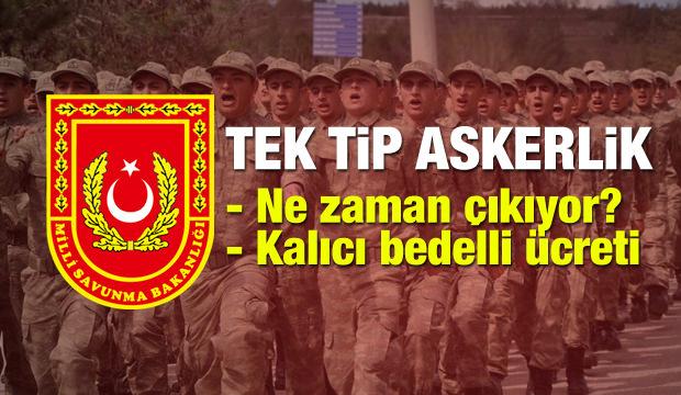 Kalıcı Bedelli Askerlik ücreti ne kadar olacak? Tek Tip Askerlik sistemi...