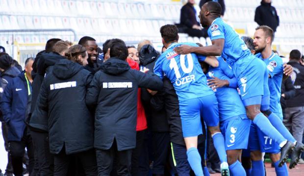 Erzurumspor evinde nefes aldı!