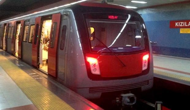 Ankara metrosu kapatıldı