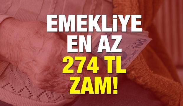 Beklenen zam haberi! Emekli maaşlarına en düşük 274 TL (4 Farklı Hesaplama)