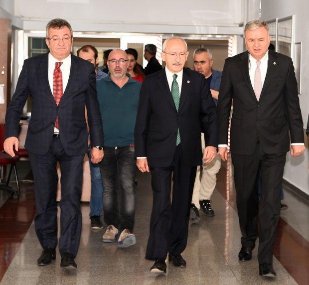 CHP Genel Başkanı Kemal Kılıçdaroğlu dün Erdin Bircan'ı tedavi gördüğü hastanede ziyaret etmişti. 