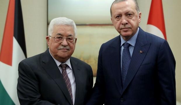 Başkan Erdoğan'dan Abbas'a destek telefonu