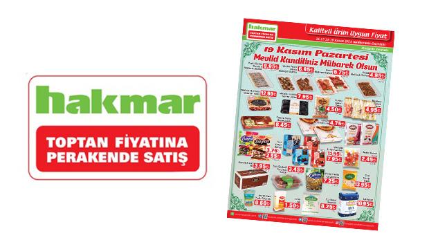 Hakmar 19 Kasım indirimli aktüel ürünler kataloğu! Mevlid Kandili özel...
