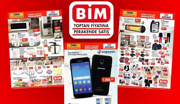 BİM aktüel kataloğunda sürpriz indirimli ürünler! Cep telefonu...