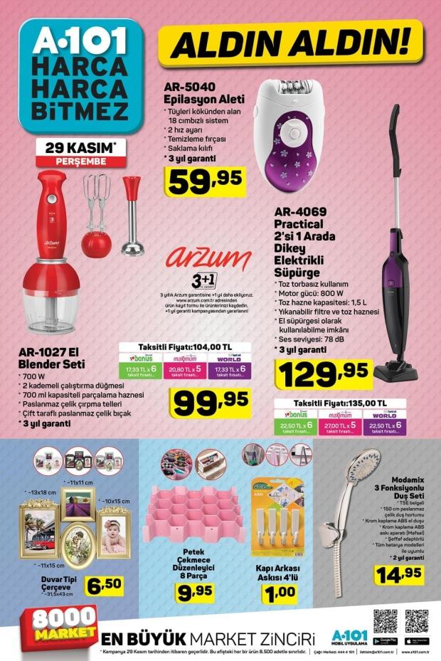 Arzum Practical Vacuum Cleaner