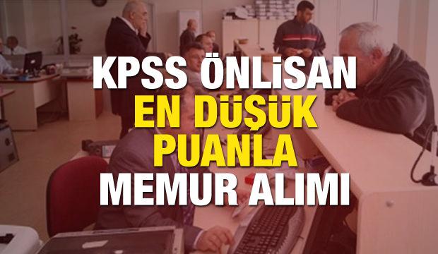KPSS Önlisans 60, 65, 70, 75, 80 puanıyla memur alımı olacak mı?