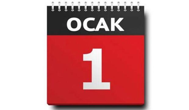 Yılbaşı tatili 01 Ocak pazartesi günü çalışanlara 4 gün izin var mı?