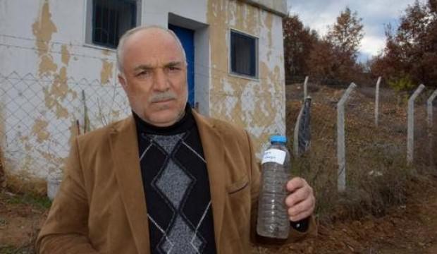 Köyün içme suyuna motor yağı karıştırdılar!