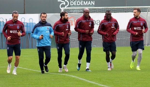 Trabzonspor 6 eksikle çalıştı
