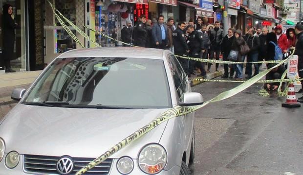 Üsküdar'da korkulu dolu anlar!