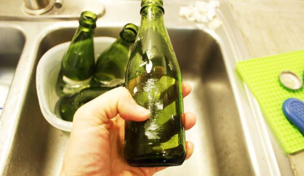 Cam şişe üzerinden etiket çıkarma yöntemi 8