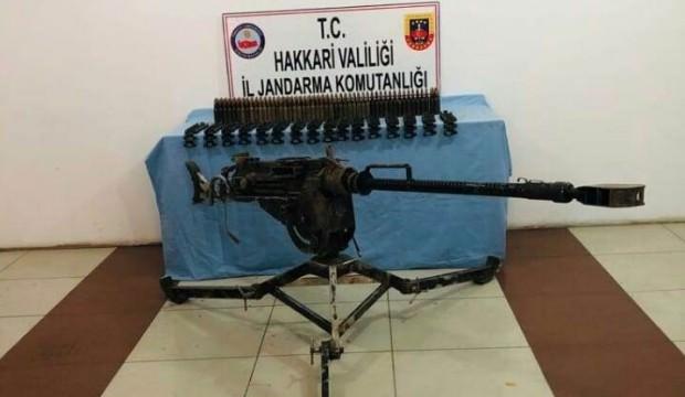 Hakkari kırsalında Doçka makineli tüfek yakalandı!