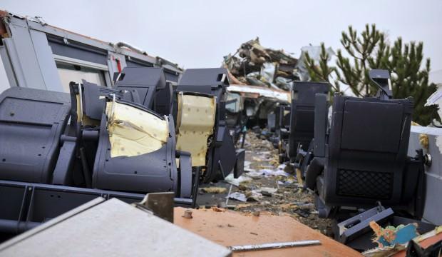 Ankara'da kaza yapan trenin vagonlarÄ± gÃ¶rÃ¼ntÃ¼lendi